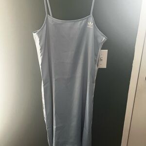 Adidas Sky Blue Satin Dress